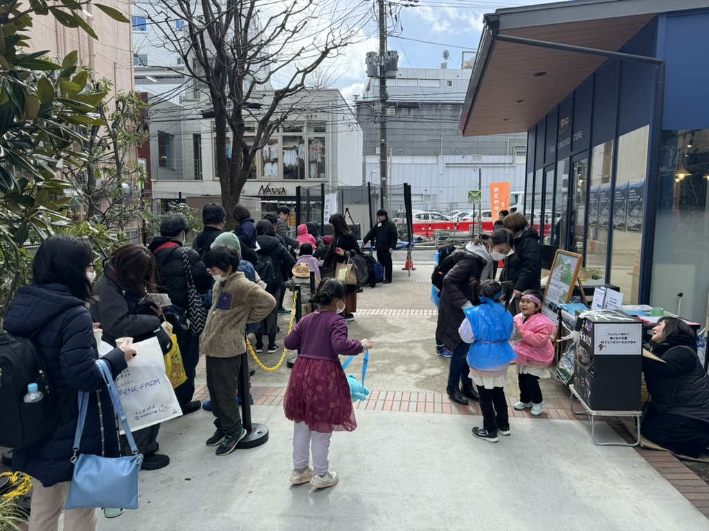 仙台市ガス局で行われた「にんにんまつり」に出店しました。